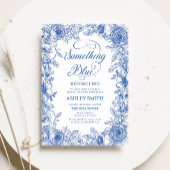 Invitation Quelque chose de bleu avant de faire Fête des mari