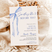 Invitation Quelque chose de bleu avant de faire Fête des mari