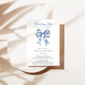 Invitation Quelque chose de bleu avant de faire Fête des mari