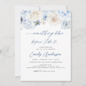 Invitation Quelque chose de bleu avant de faire Fête des mari (Devant)