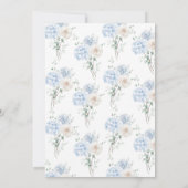 Invitation Quelque chose de bleu avant de faire Fête des mari (Dos)