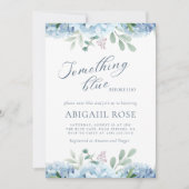 Invitation Quelque chose de bleu avant de faire Fête des mari (Devant)