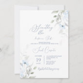 Invitation Quelque chose de bleu avant de faire Fête des mari (Devant)