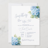 Invitation Quelque chose de bleu avant de faire Fête des mari (Devant)