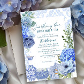 Invitation Quelque chose de bleu avant de faire hydrangea nup