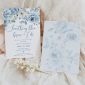 Invitation Quelque chose de bleu avant de faire la douche nup