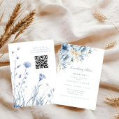 Invitation Quelque chose de bleu avant de faire la douche nup