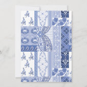 Invitation Quelque chose de bleu avant de faire l'invitation (Dos)