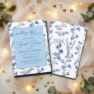 Invitation Quelque chose de bleu avant "Je fais" Fête des mar