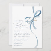 Invitation Quelque Chose de Bleu Avant Ma Douche de Mariée à (Devant)