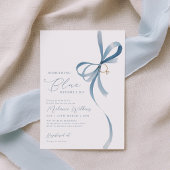 Invitation Quelque Chose de Bleu Avant Ma Douche de Mariée à