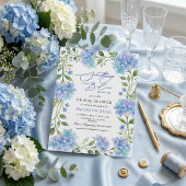 Invitation Quelque Chose de Bleu Avant Moi Réception de Maria