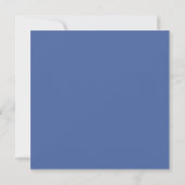 Invitation Quelque chose de bleu avant que je fasse l'arche d (Dos)