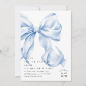 Invitation Quelque chose de bleu avant que je ne fasse Fête d (Devant)