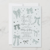 Invitation Quelque chose de bleu avant que je ne fasse Fête d (Devant)