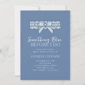 Invitation Quelque chose de bleu avant que je ne fasse Fête d (Devant)