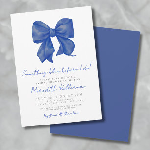 Invitation Quelque Chose de Bleu Avant Que Je Ne Me Marie : B