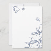 Invitation Quelque chose de bleu avant que je ne prenne une d (Dos)