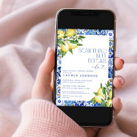 Quelque chose de bleu citron marocain QR Fête des 