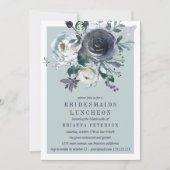 Invitation Quelque chose de bleu | Pony Flower Bridesmaid Lun (Devant)
