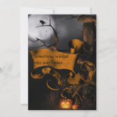 Invitation Quelque Chose De Déchirant Halloween (Devant)