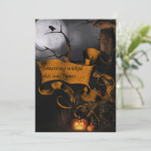 Invitation Quelque Chose De Déchirant Halloween (Debout devant)