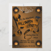 Invitation Quelque Chose De Déchirant Halloween (Dos)