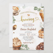 Invitation Quelque chose de doux se prépare pour la fête de m (Devant)