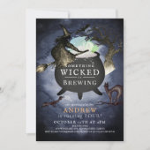 Invitation Quelque chose de méchant brasser Halloween NT Anni (Devant)