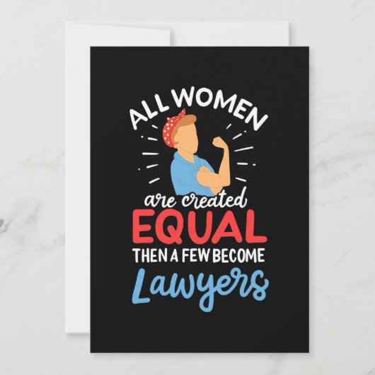 Invitation Quelques femmes deviennent avocates (Devant)