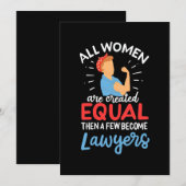 Invitation Quelques femmes deviennent avocates (Devant / Derrière)