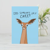 Invitation Quelqu'Un A Dit Du Gâteau ? (Debout devant)