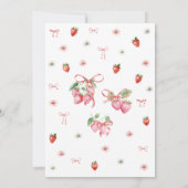 Invitation Quelqu'un Berry Sweet Baby shower (Dos)