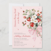 Invitation Quelqu'un Berry Sweet moderne Baby shower de cabot (Devant)