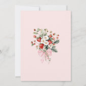 Invitation Quelqu'un Berry Sweet moderne Baby shower de cabot (Dos)