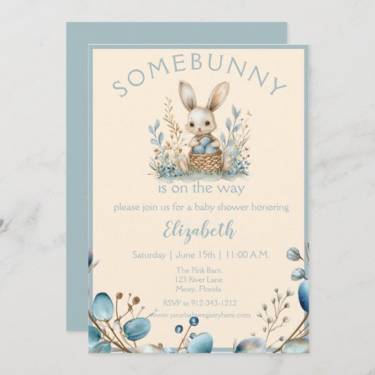 Invitation Quelqu'un est sur le chemin (Devant / Derrière)