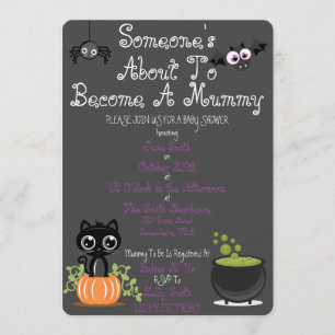 Invitation Quelqu'un est sur le point d'être une maman