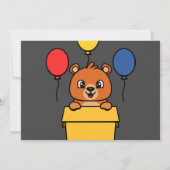 Invitation Quelqu'un tourne une photo gris 1er anniversaire (Dos)