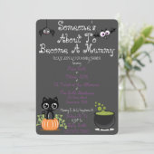 Invitation Quelqu'un va être une maman (Debout devant)