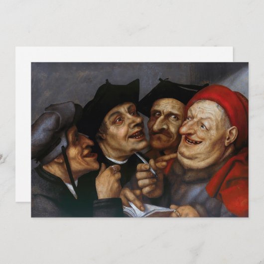 Invitation Quentin Matsys - Accord d'achat (Devant / Derrière)