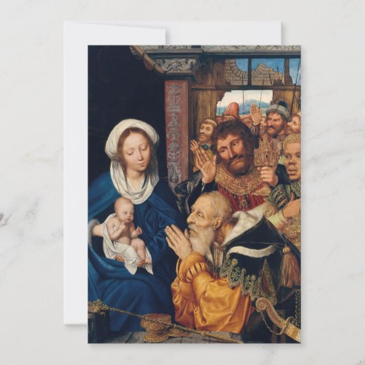 Invitation Quentin Matsys - L'Adoration des Mages (Devant)