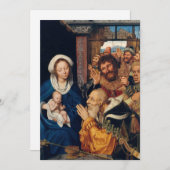 Invitation Quentin Matsys - L'Adoration des Mages (Devant / Derrière)