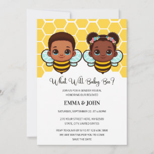 Invitation Qu'est-ce que Baby Bee African American Gender Rev