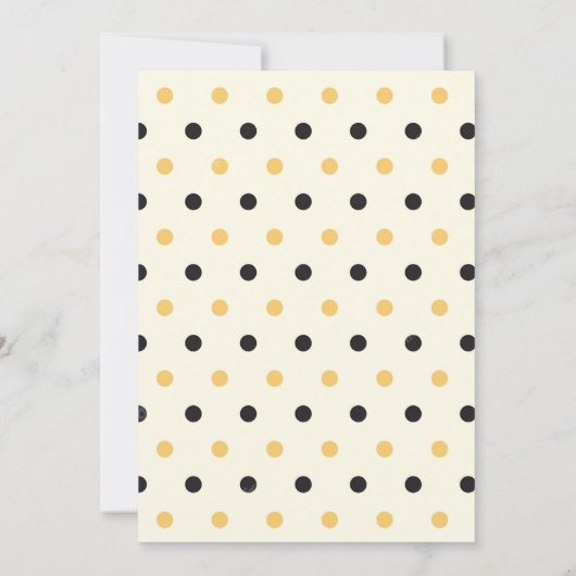 Invitation Qu'est-ce que Baby Bee Bumblebee Genre Révéler mod (Dos)