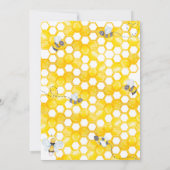 Invitation Qu'est-ce que Baby Bee Genre Revela Party (Dos)