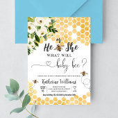 Invitation Qu'est-ce que Baby Bee Honey Bee Baby shower