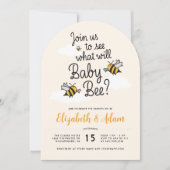 Invitation Qu'est-ce que Baby Bee ? Sexe Révéler Couples Douc (Devant)