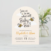 Invitation Qu'est-ce que Baby Bee ? Sexe Révéler Couples Douc (Debout devant)