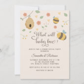 Invitation Qu'est-ce que ça va être, le genre d'abeilles révé (Devant)