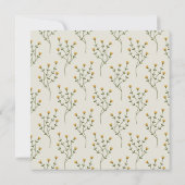 Invitation Qu'est-ce que ce sera Bee Wood Slice Heart Révéler (Dos)